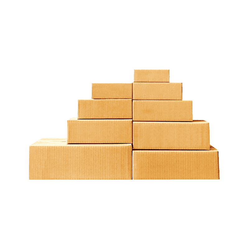 Half-High Corrugated Postal Shipping Boxes