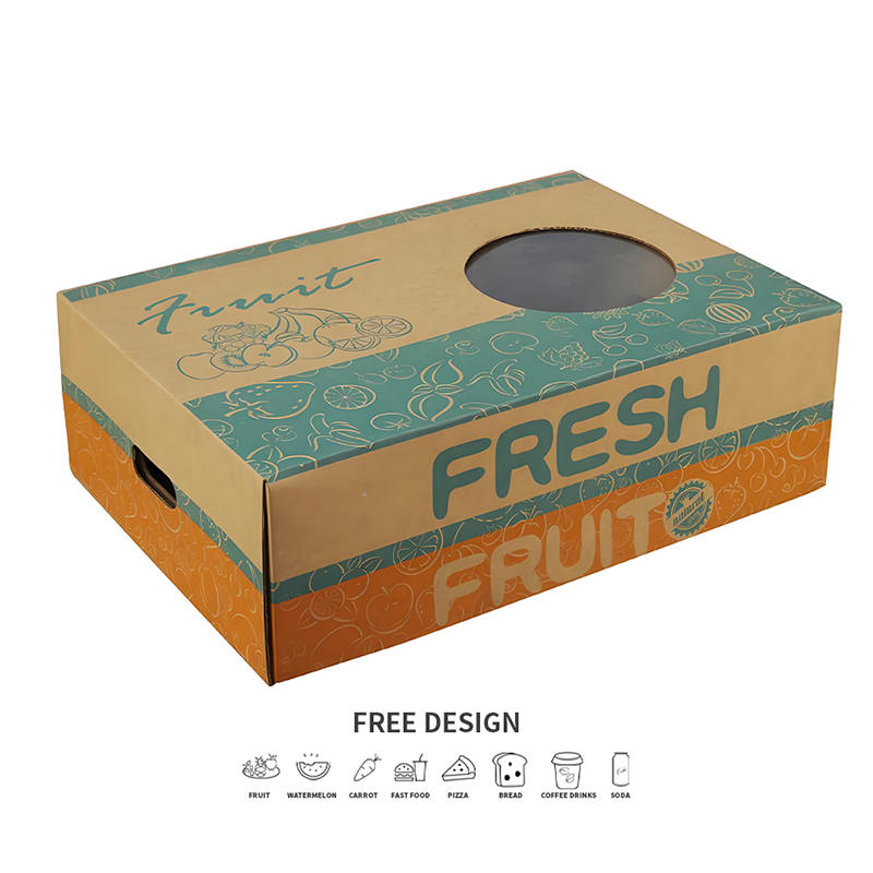 Corrugated Fruit Breathable Packaging Boxes